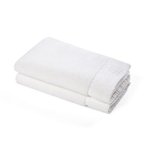 Set of 2 Helmae 100% Organic Cotton Guest Towels AM.PM image