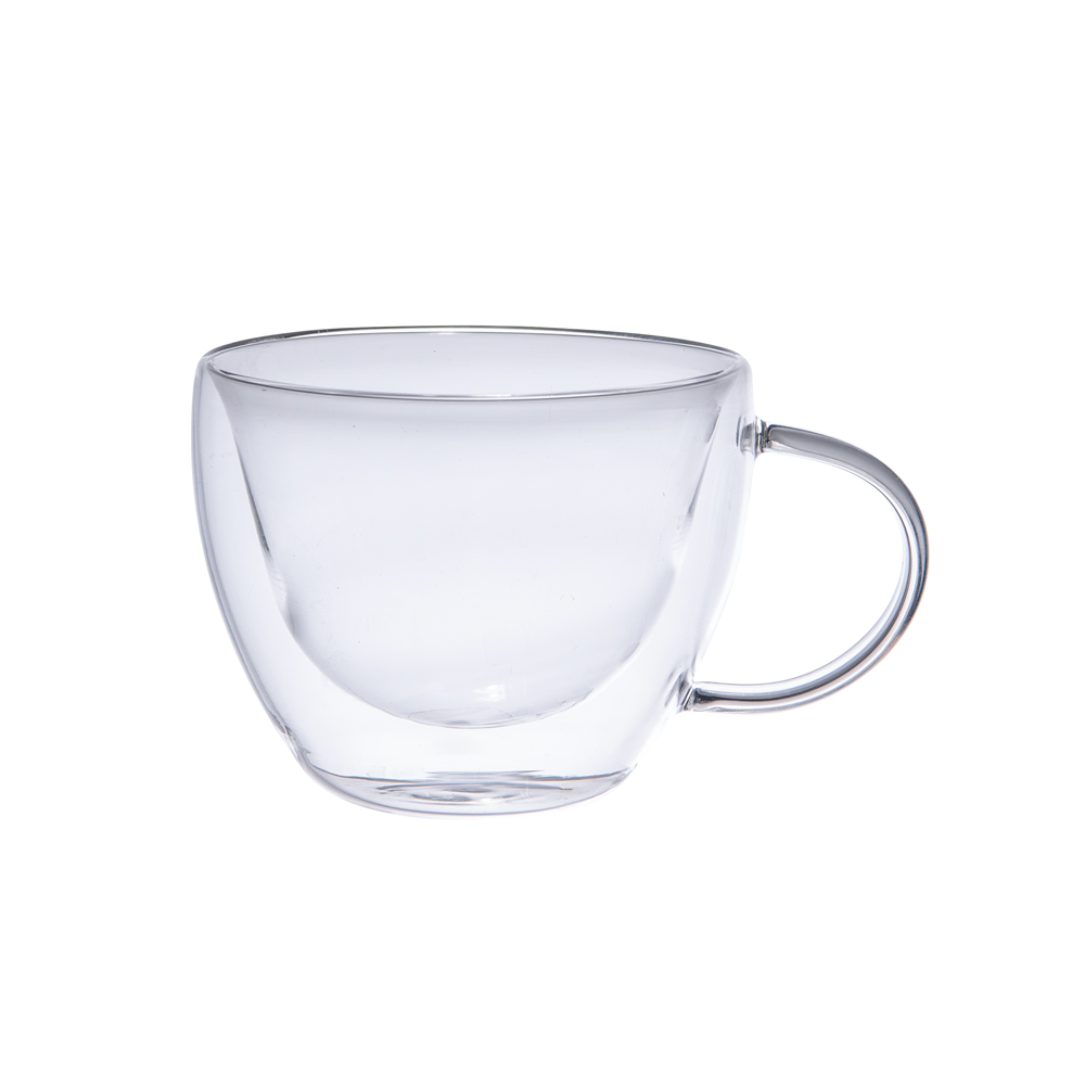 Set de 2 déjeuners de 38 cl Arô double paroi en verre borosilicate, TABLE PASSION