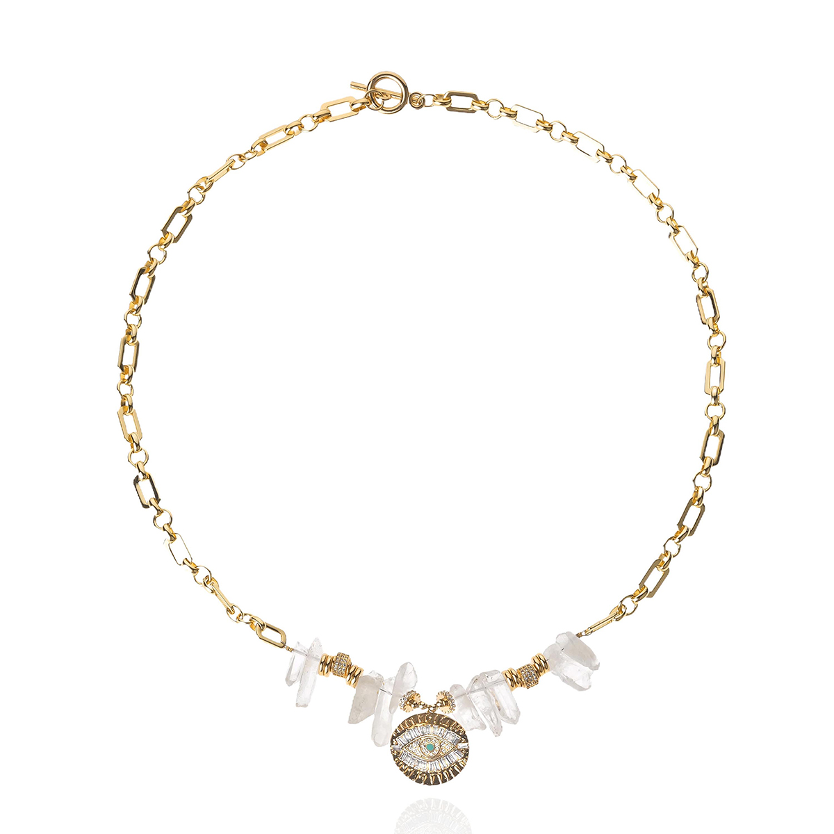 Collier chaîne avec pierres et pendentif ULYSSE, HIPANEMA