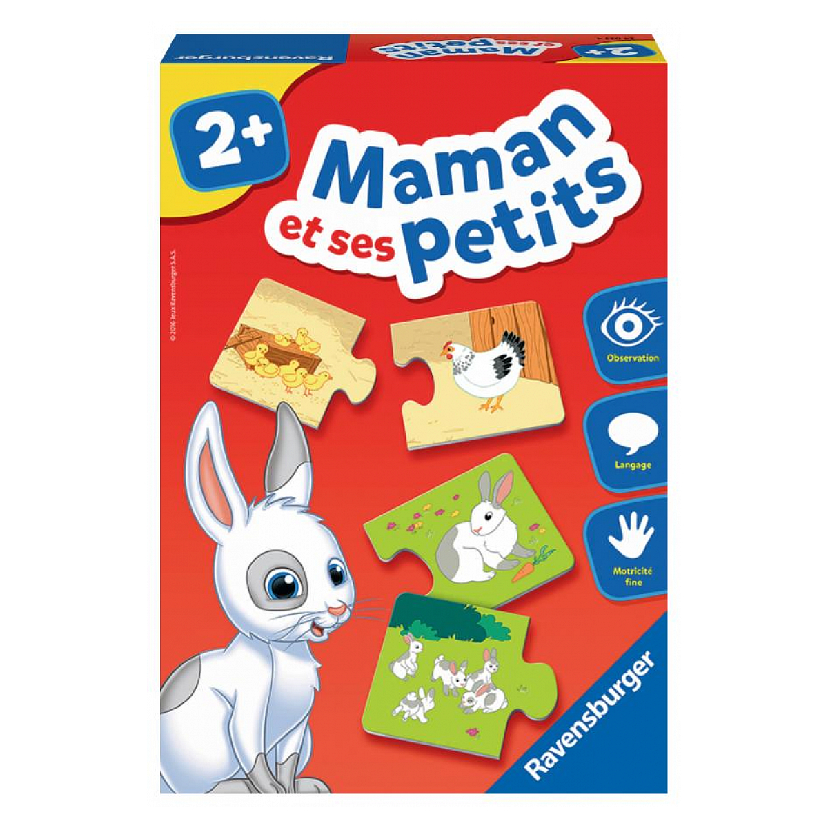 Puzzle educatif Maman et ses petits, RAVENSBURGER