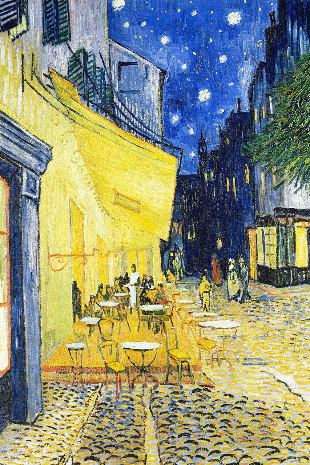 Tableau célèbre Le Café Arles par Vincent van Gogh, HEXOA