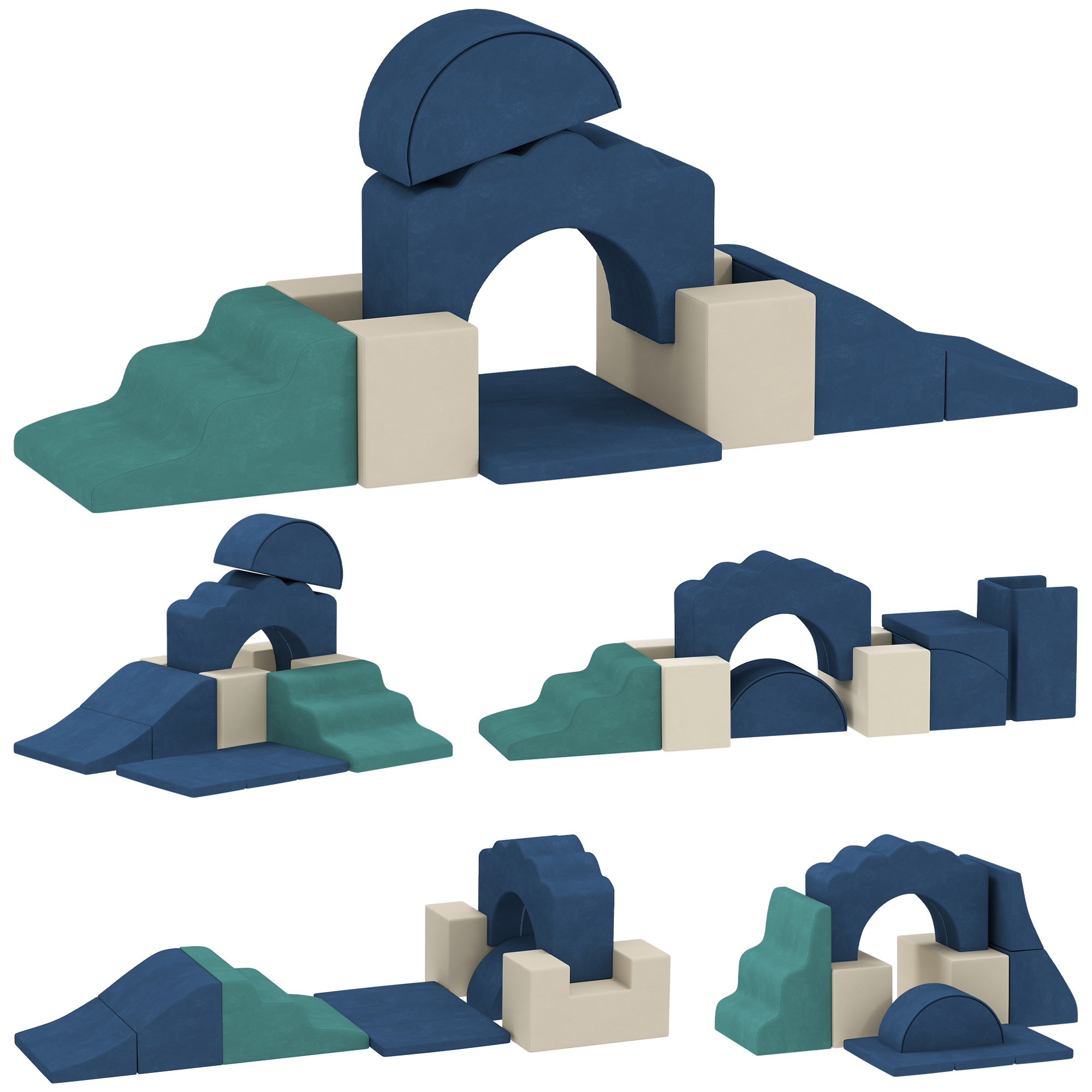 Ensemble de jeux mous pour enfants Velours, AIYAPLAY