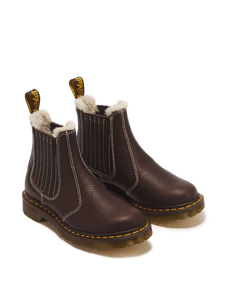 Boots chelsea 2076 Leonore II, en cuir Grizzly, DR. MARTENS