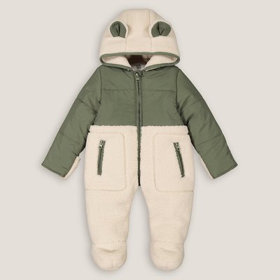 Dual Fabric Warm Pramsuit with Hood LA REDOUTE COLLECTIONS