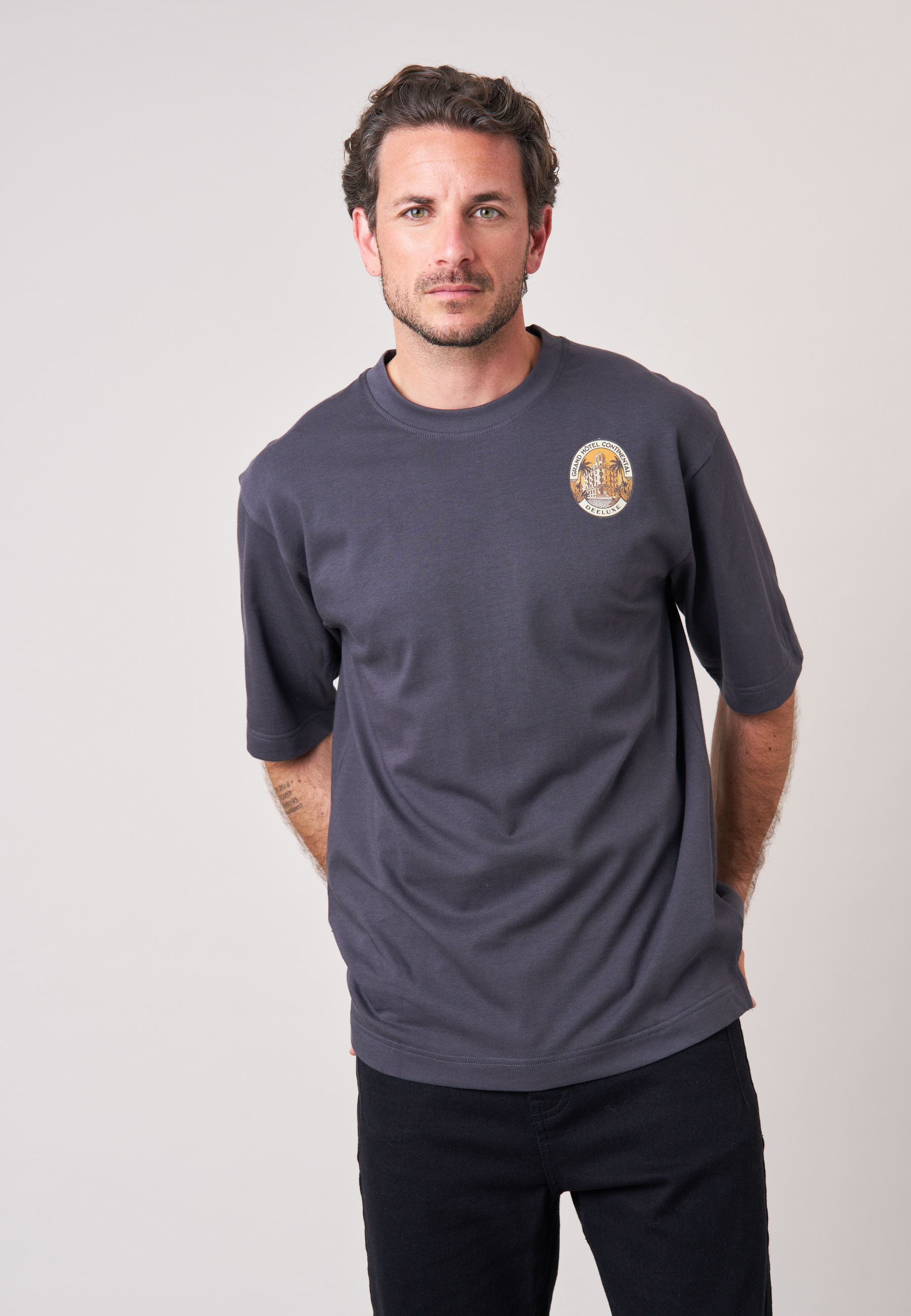 T-shirt extra loose homme en 100% coton BIG, DEELUXE