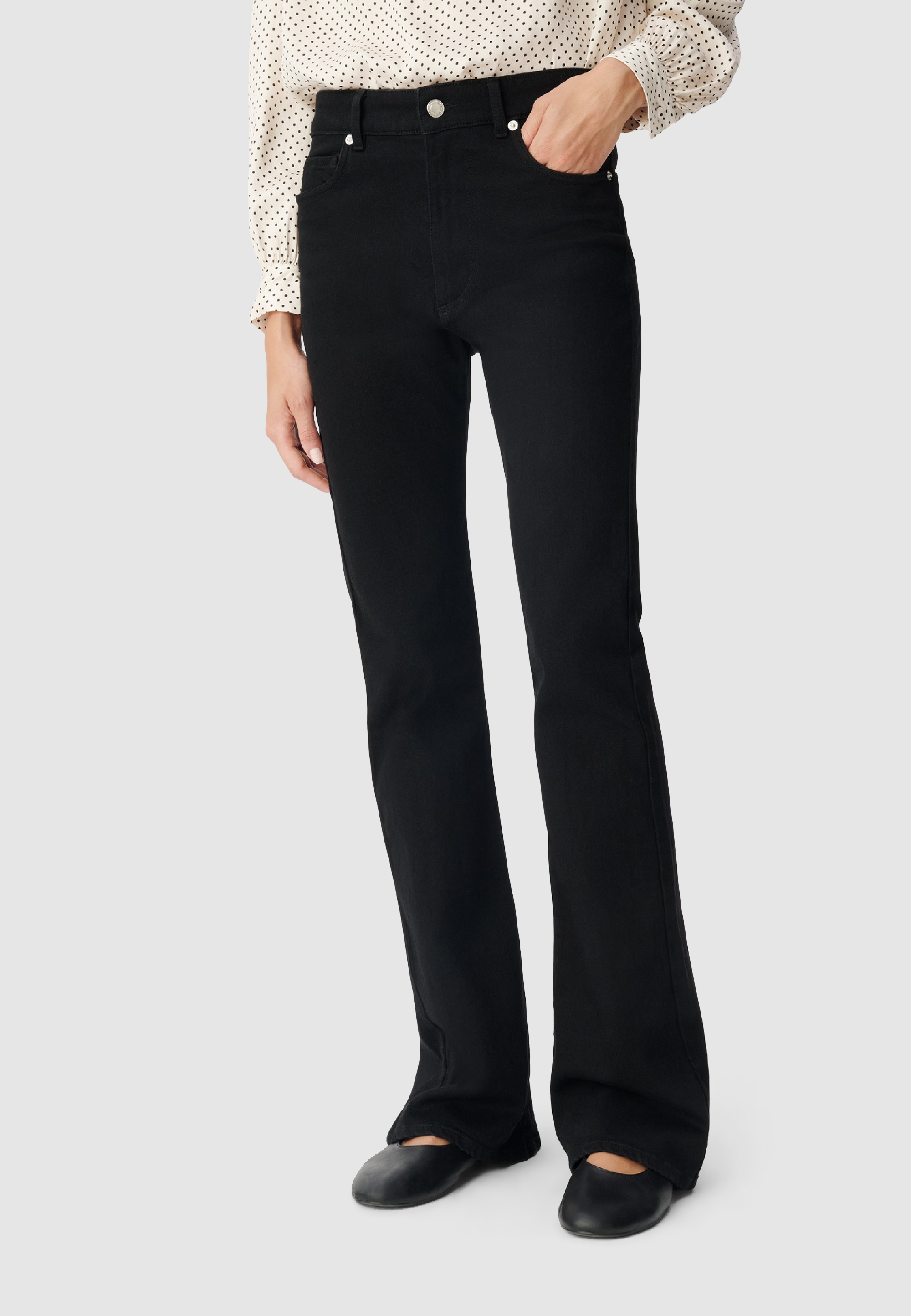 Jean flare taille haute JODIE, IKKS