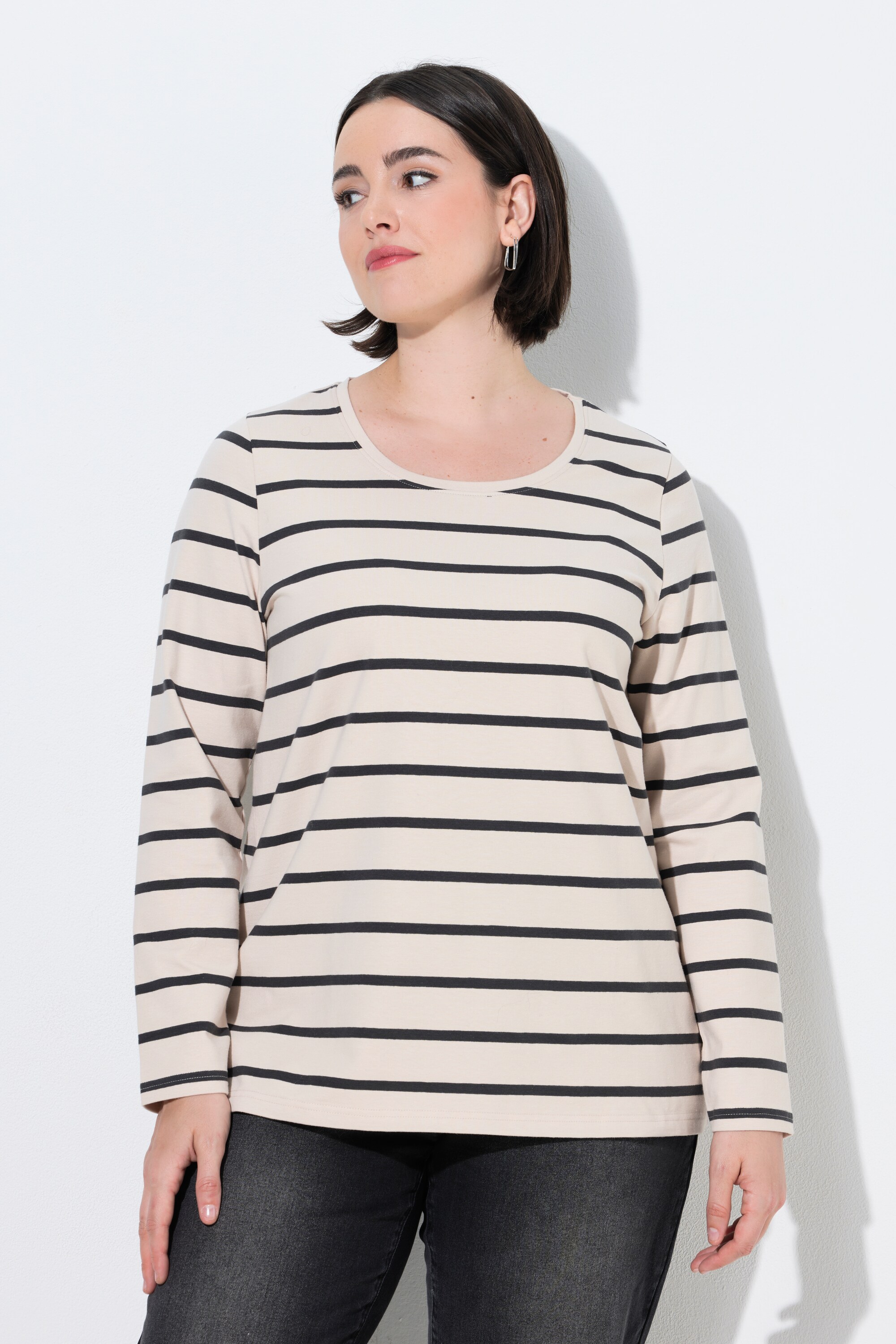 T-shirt rayé, coupe Classic Fit, ULLA POPKEN