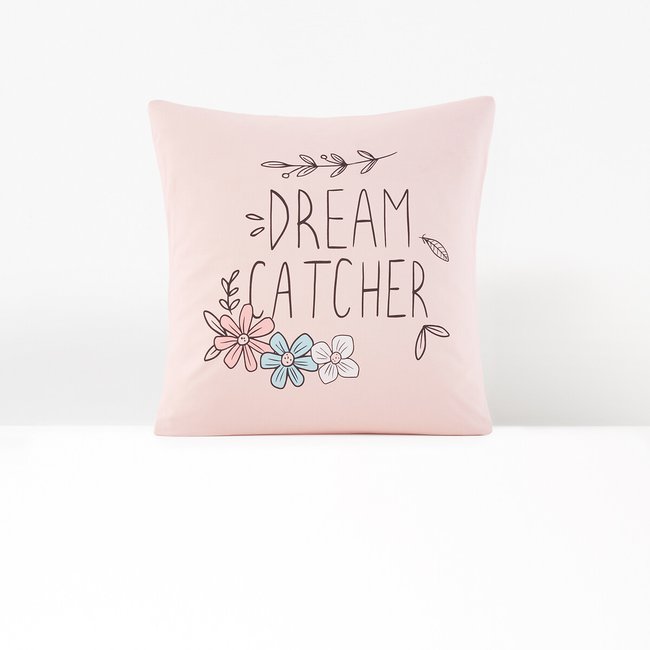 Funda de almohada de algodón orgánico, Dream Catcher estampado <span itemprop=