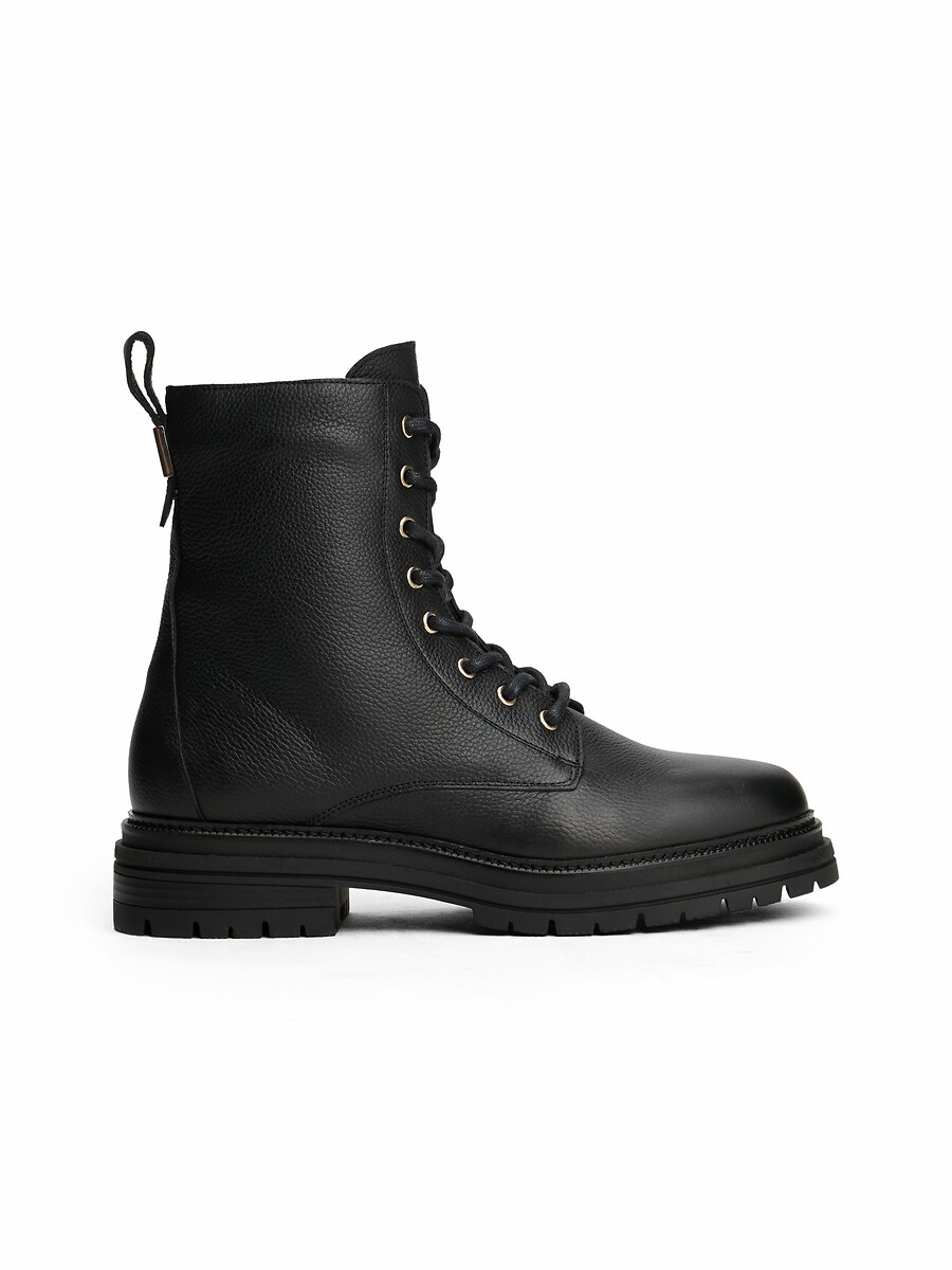 Tommy Hilfiger Botines de piel con cordones — foto 2
