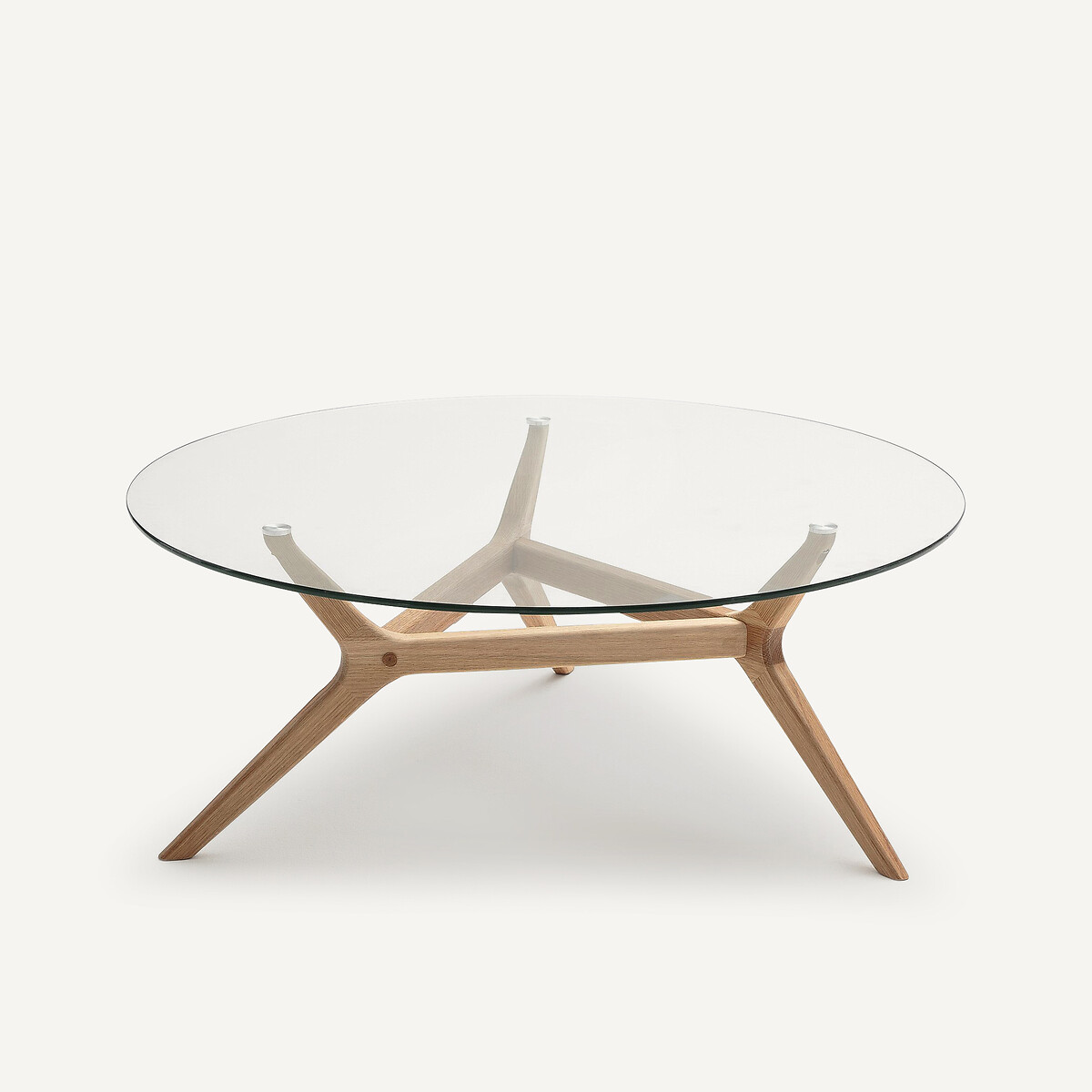 Table basse chêne Ø90 cm, Maricielo