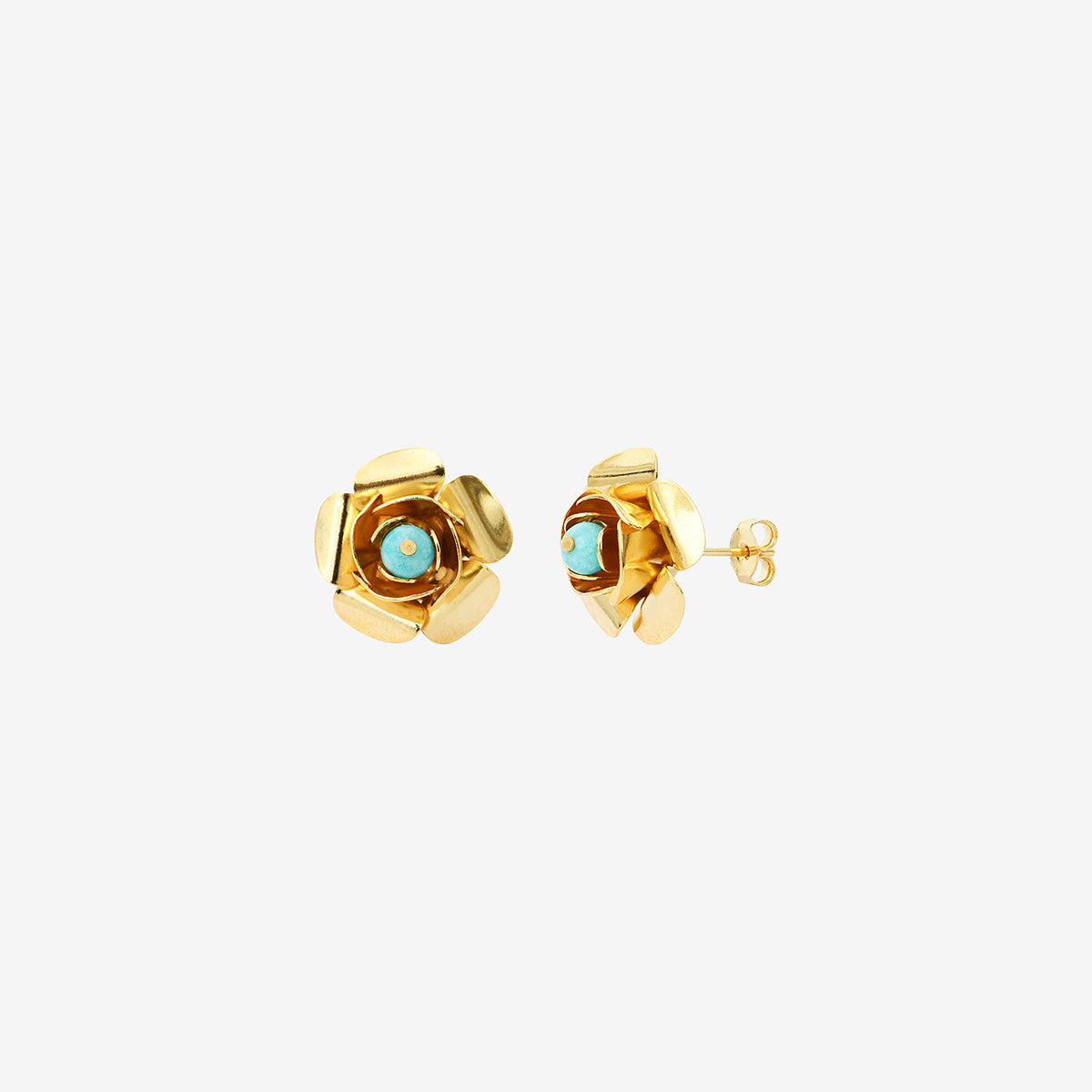Boucles d'oreilles amazonite - frida, CAROLINE NAJMAN