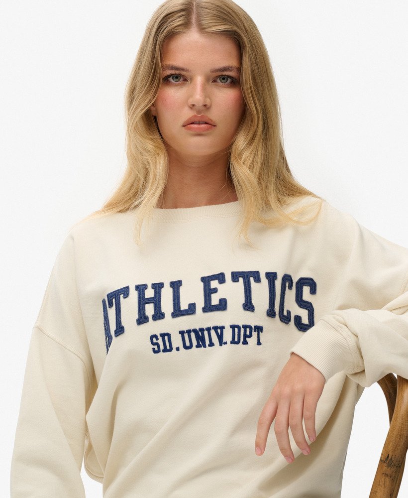 Sweatshirt Athletic Essentials à Appliqué, SUPERDRY