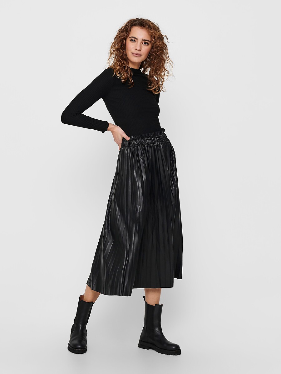 Pull col montant en fine maille, ONLY