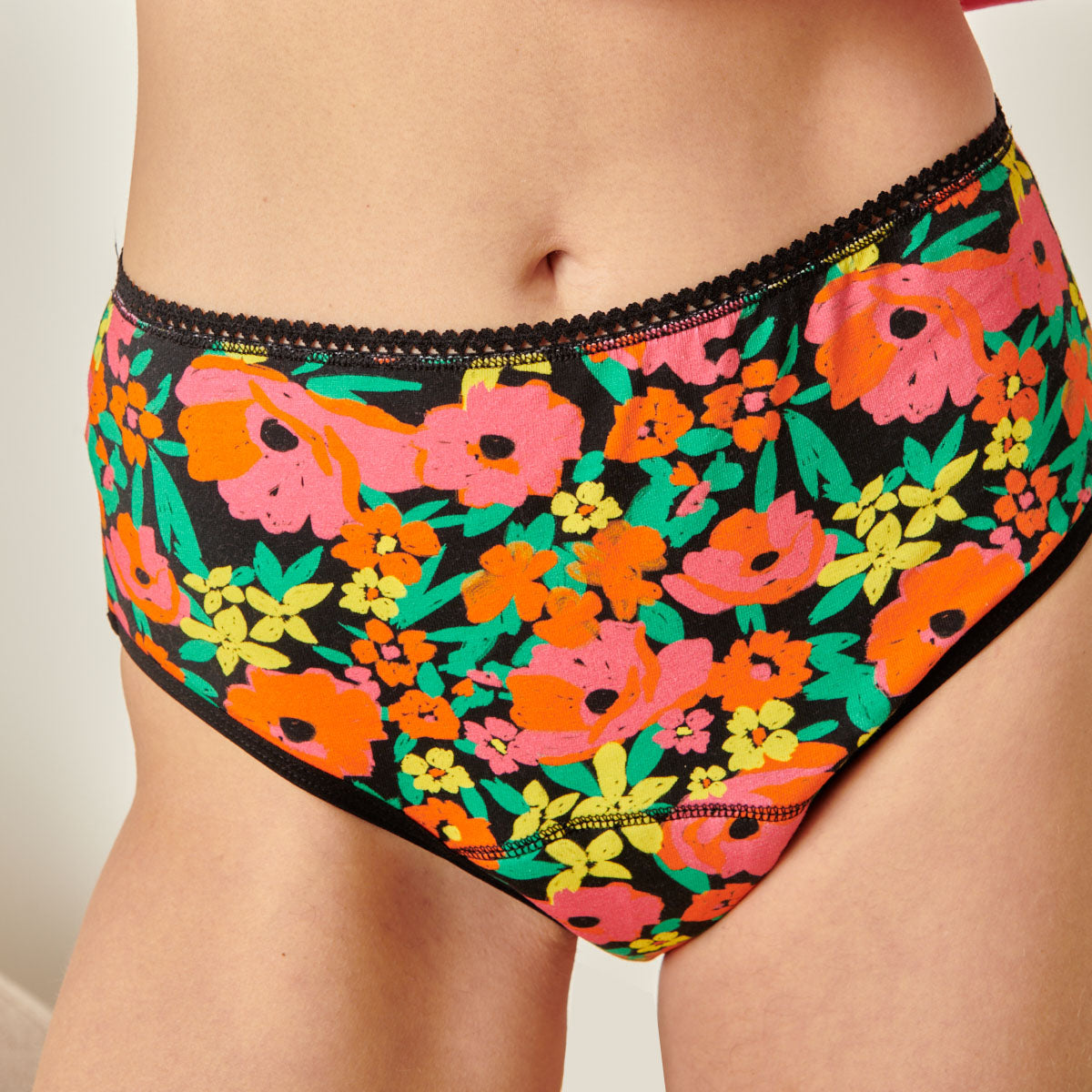 Culotte menstruelle taille haute flux nuit, WE ARE JOLIES