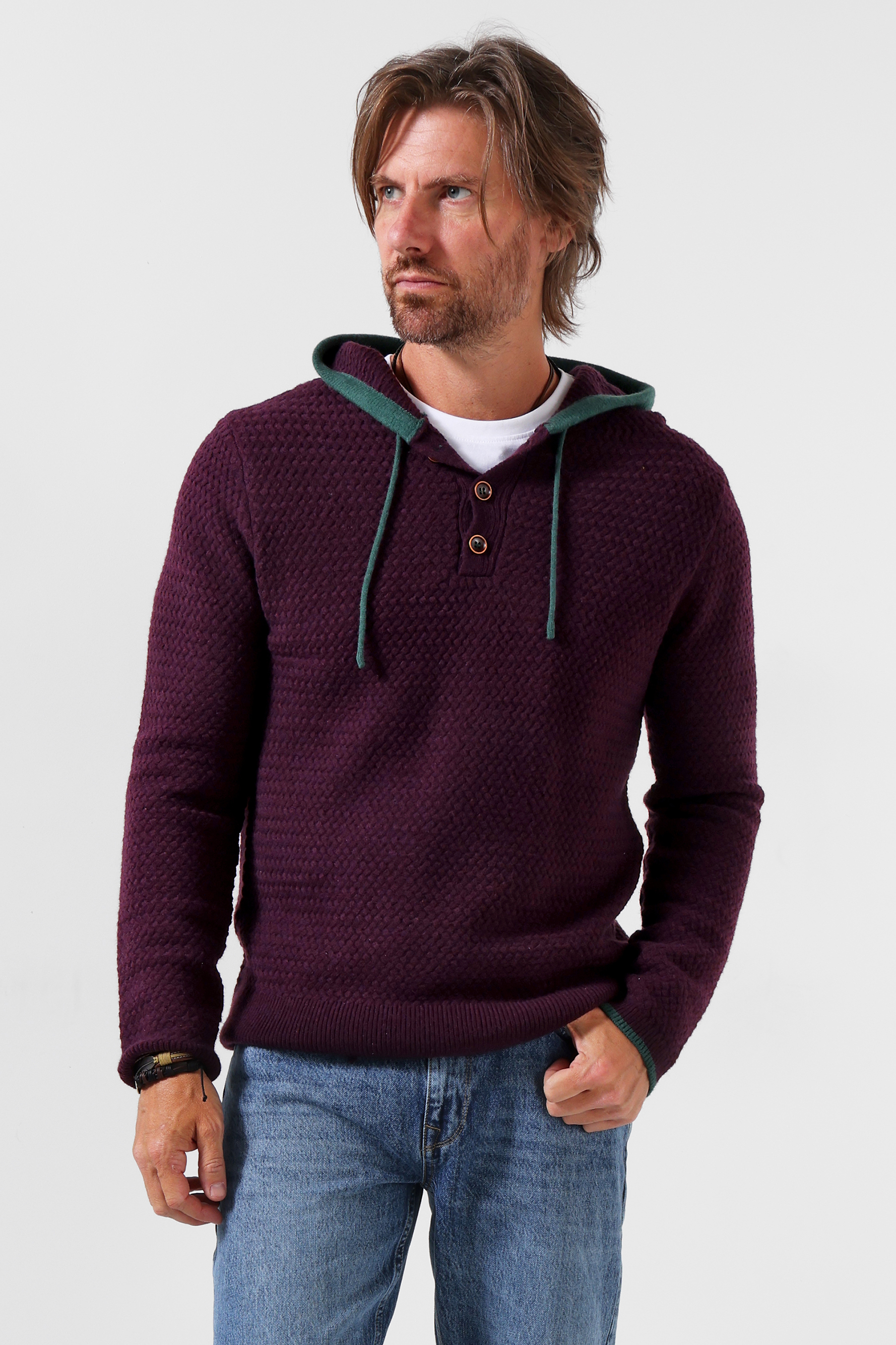 Pull en Maille à Capuche, JOE BROWNS