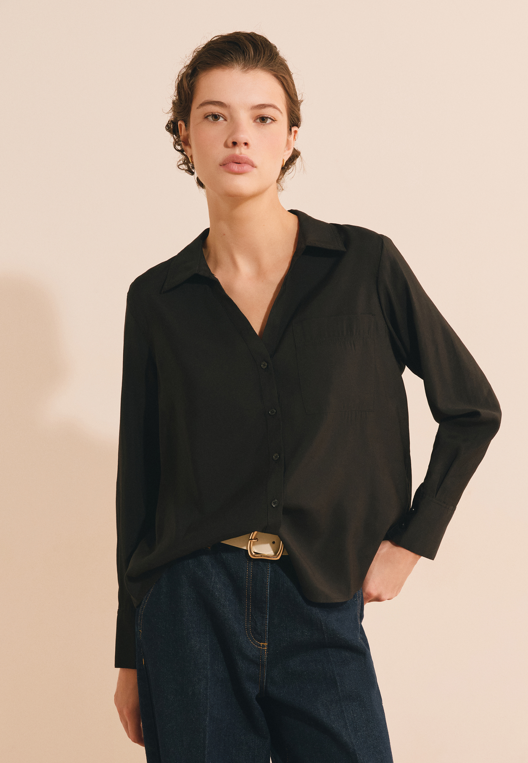 Chemise fluide à manches longues EDITY, ETAM
