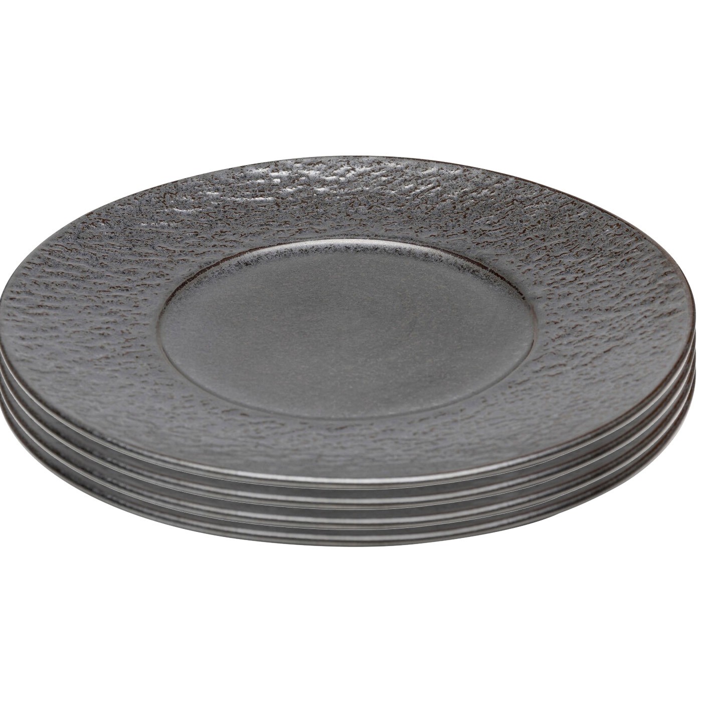 Lot de 4 assiettes plates, COSMOS, KARE DESIGN