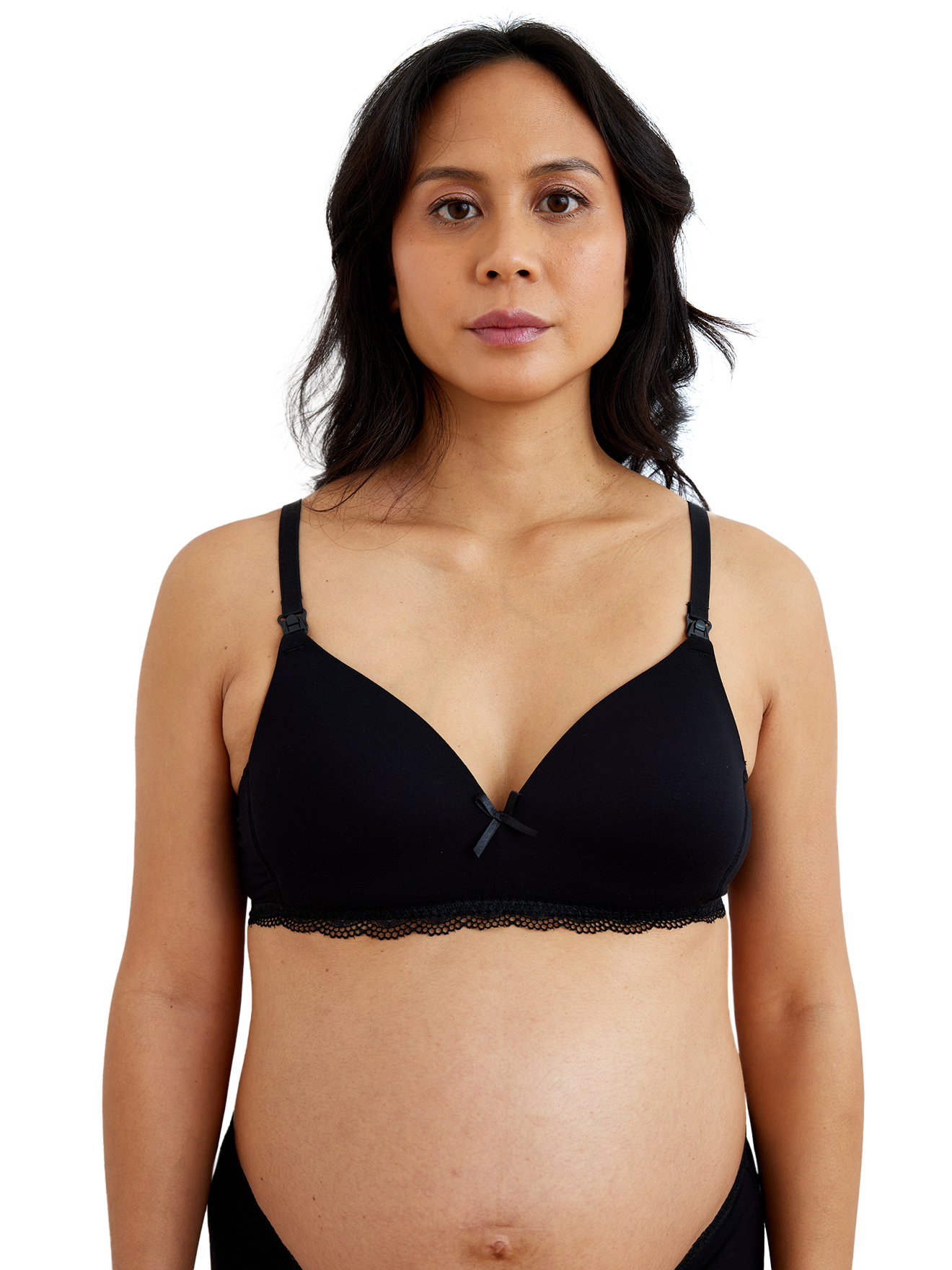 2 soutiens-gorge d'allaitement sans armatures viscose de bambou, VERTBAUDET