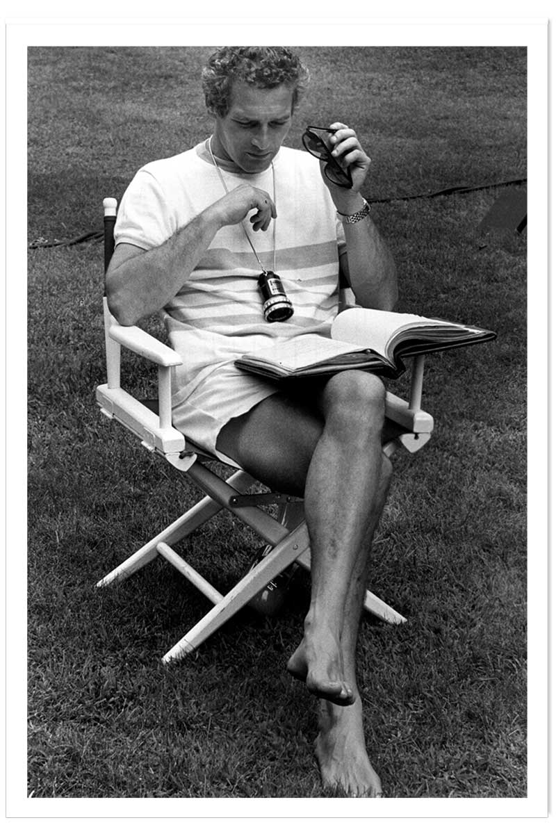 Affiche acteur célèbre Paul Newman, 1970, HEXOA