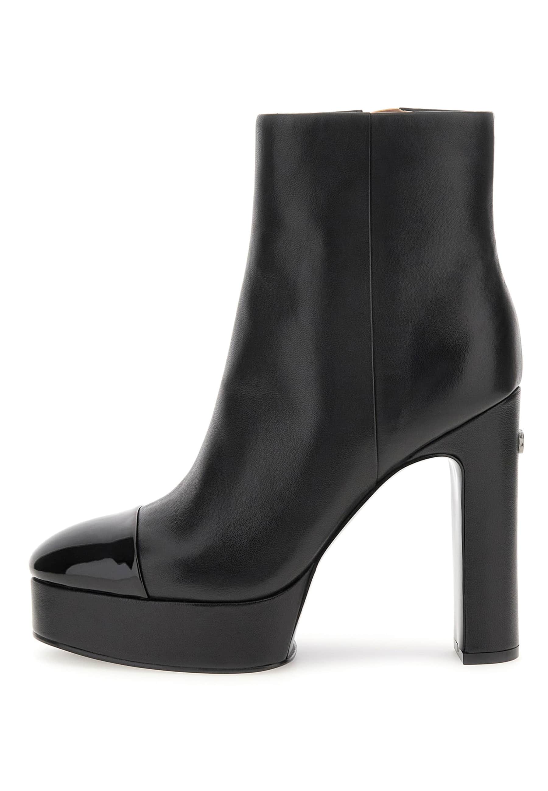 Bottines Pernita Cuir Mélangé, GUESS