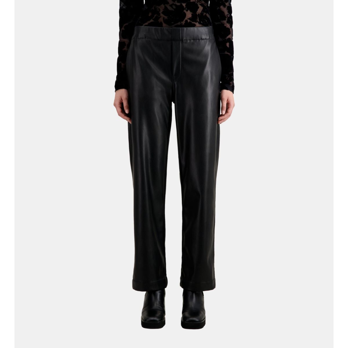Pantalon effet cuir enfant La Redoute