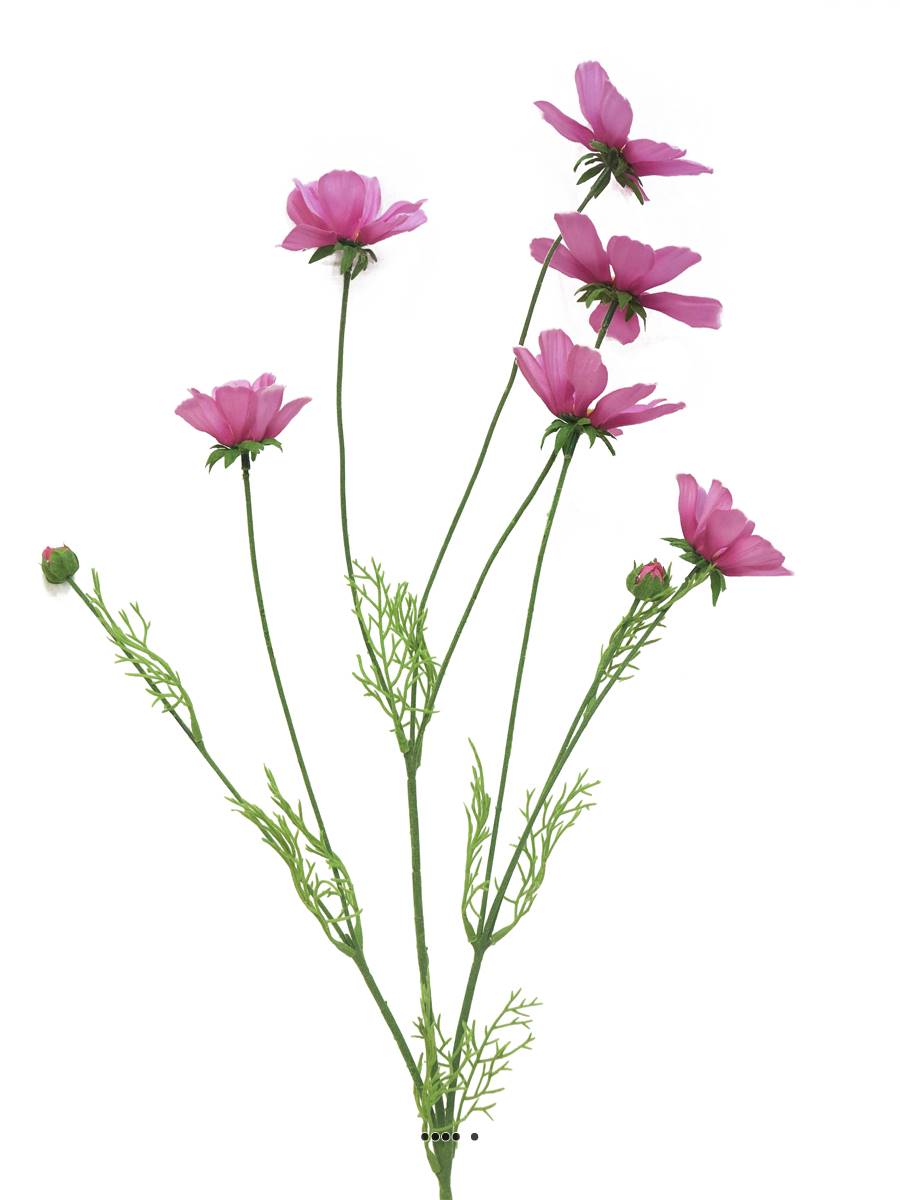 Cosmos artificiel en tige, H 92 cm Rose, ARTIFICIELLES