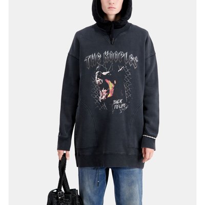 Robe type sweatshirt avec sérigraphie Barking dog THE KOOPLES