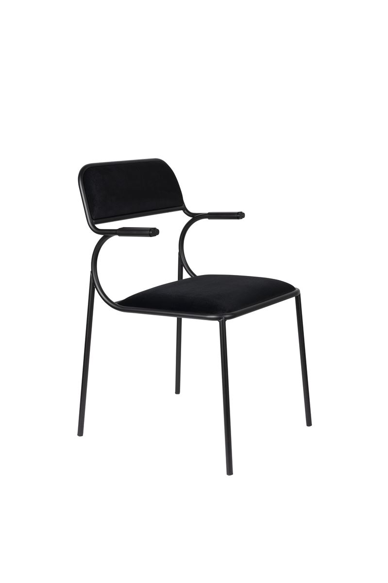 Chaise design en métal (lot de 2), ALBA, ZUIVER
