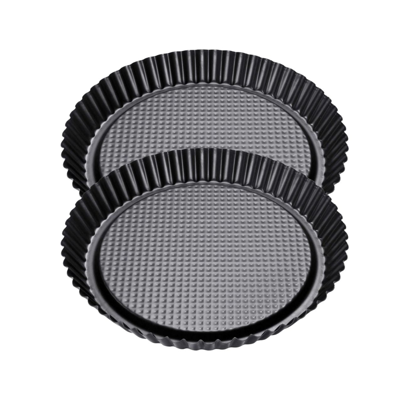 Ensemble de 2 Moules à tarte renversée 28 cm BLACK METALLIC, ZENKER