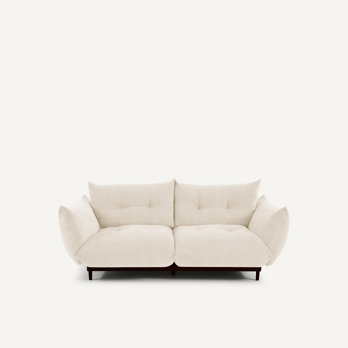 Canapé compact, 3 places, en polyester coton, VITORIA, AM.PM