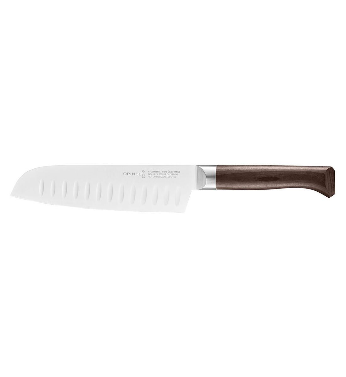 Couteau santoku les forgés 1890 inox & hêtre lame 17 cm, OPINEL