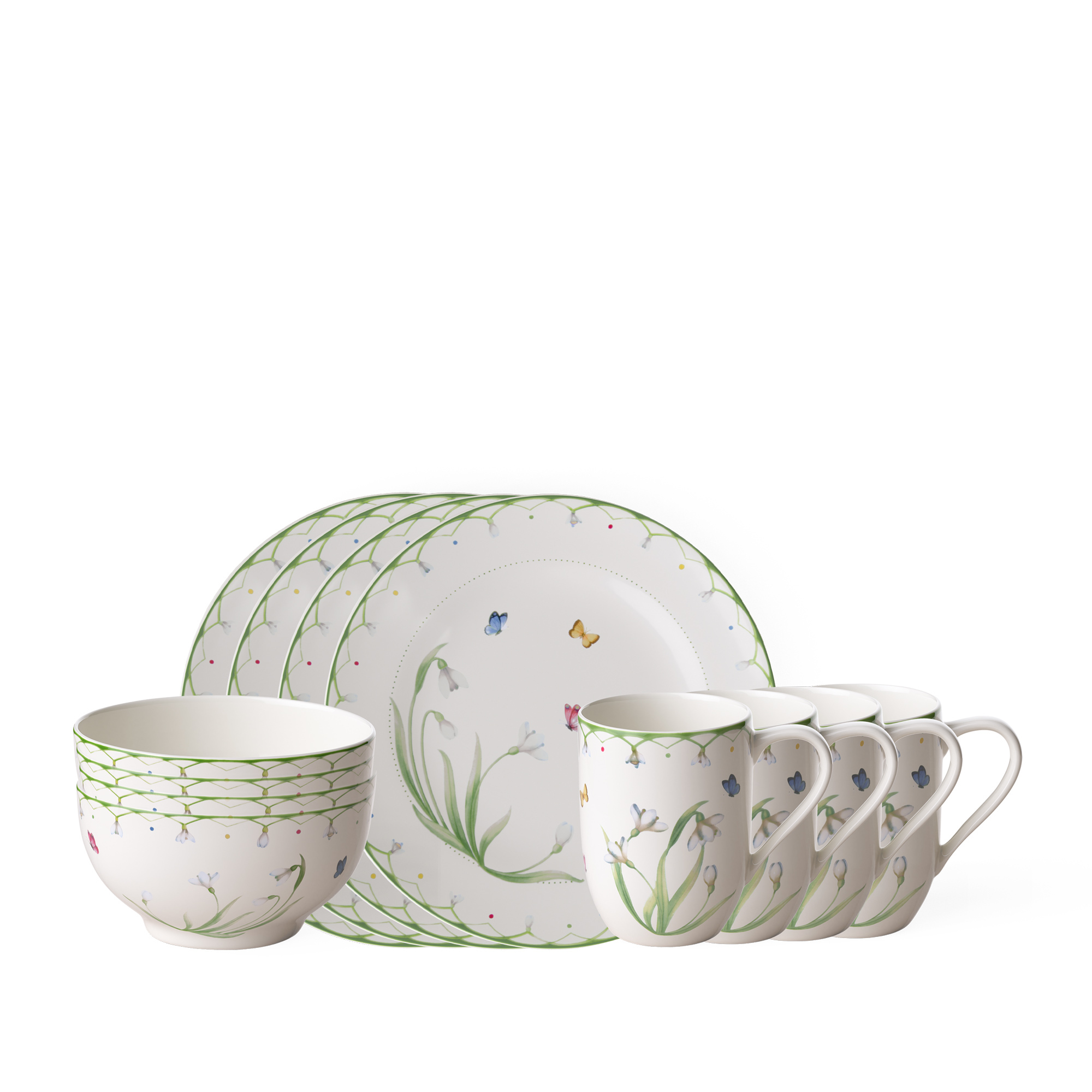 Set Petit-Déjeuner 12 Pièces COLOURFUL SPRING, VILLEROY & BOCH