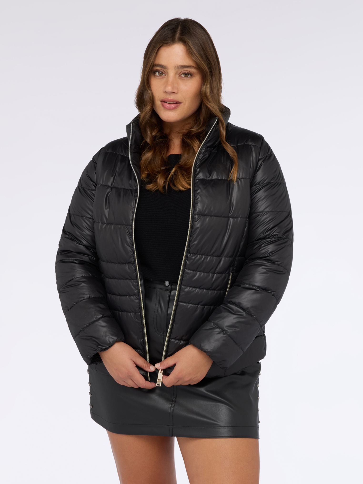 Veste matelassée avec col montant, FIORELLA RUBINO