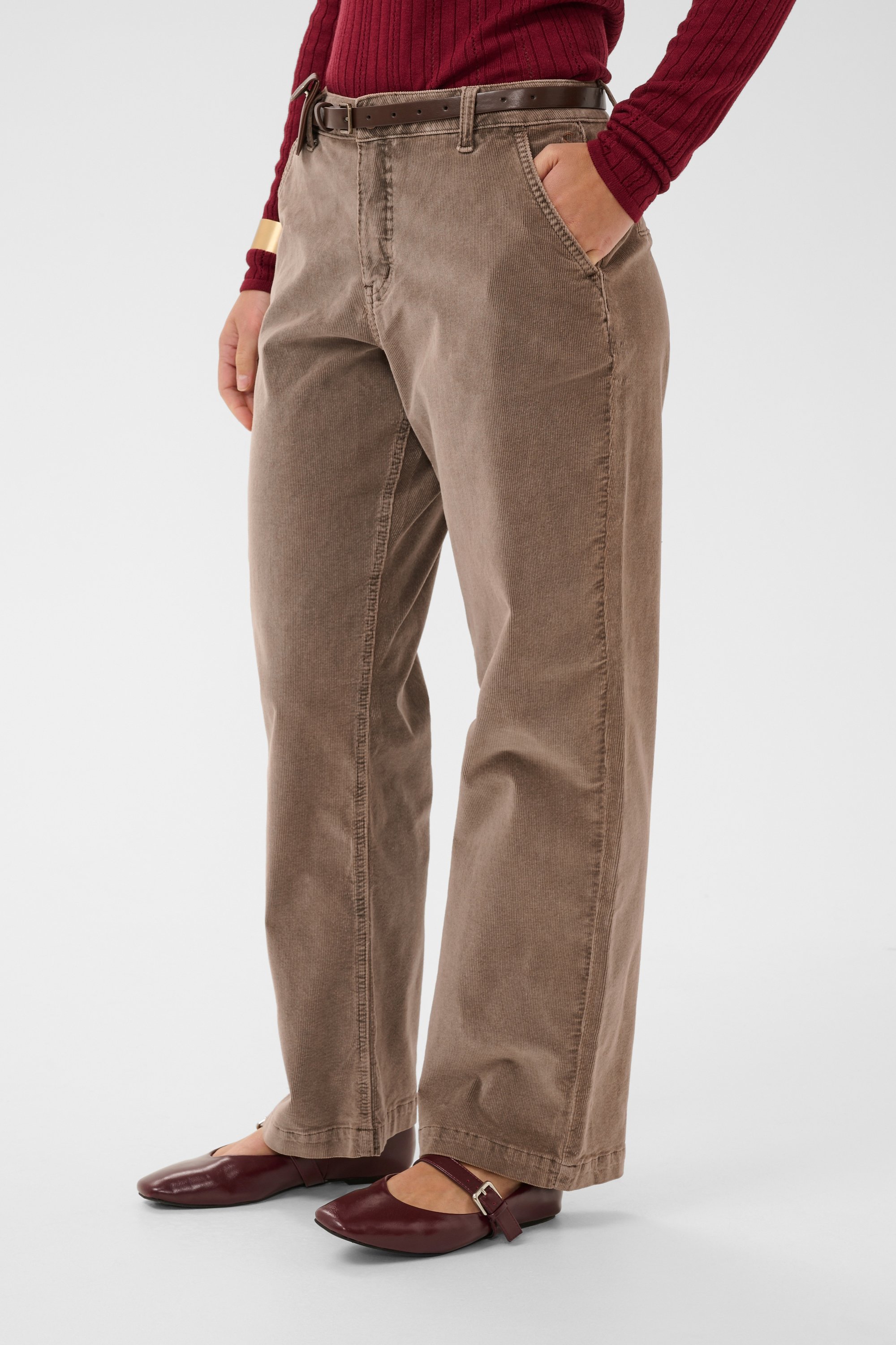 Pantalon casual, CREAM