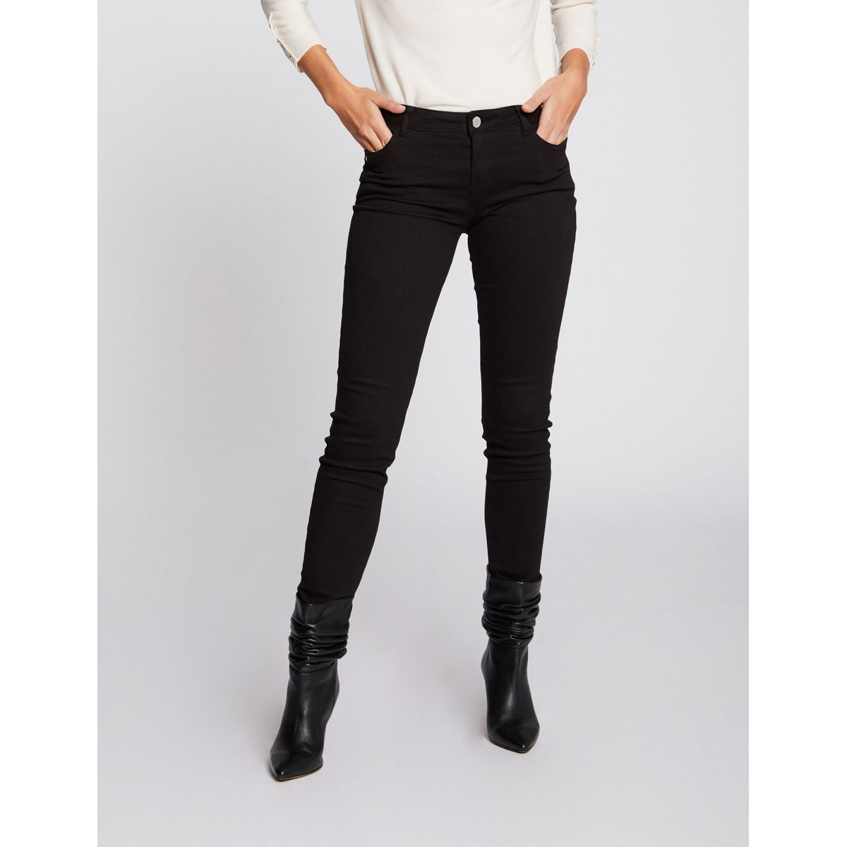 Pantalon slim online noir