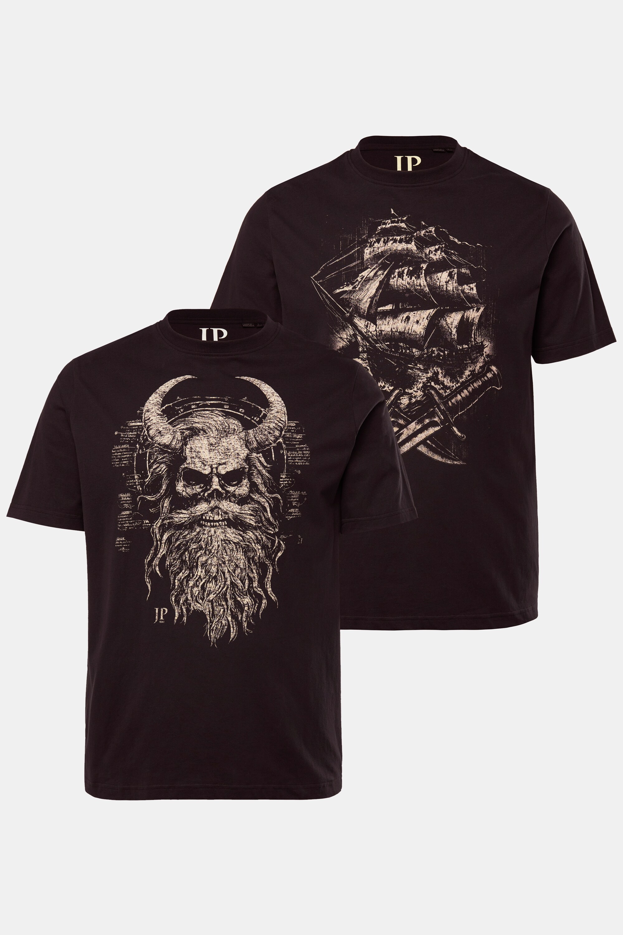 Lot de 2 t-shirts à manches courtes, JP1880