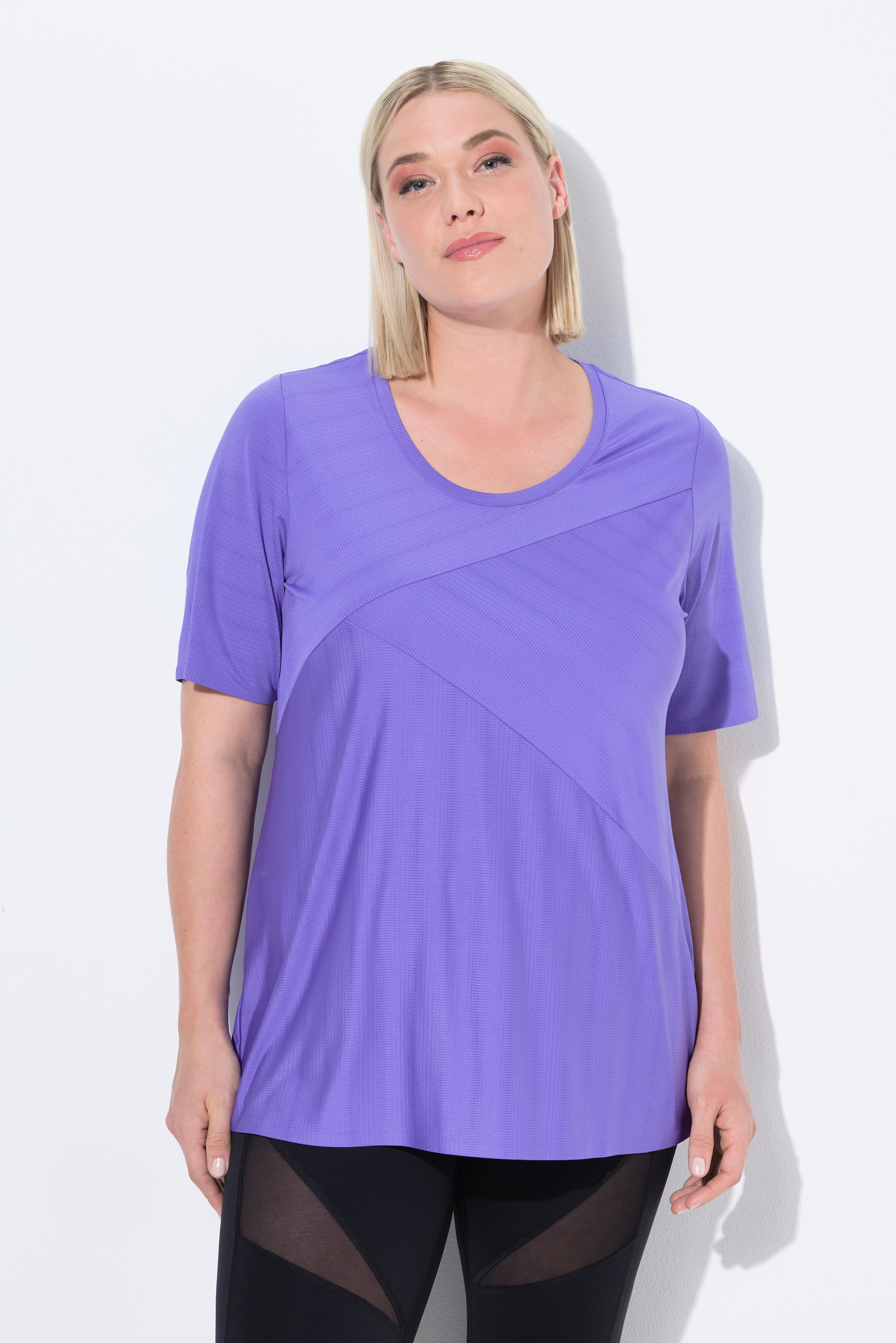 T-shirt technique. Col rond, ULLA POPKEN