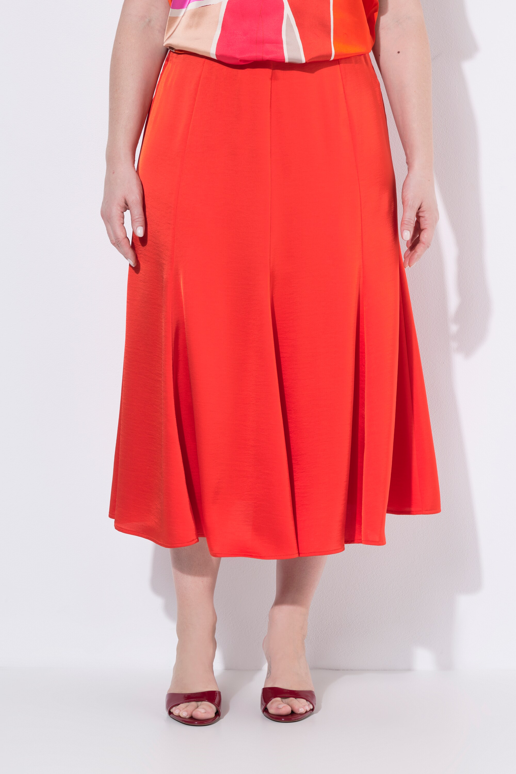 Jupe maxi en satin, ULLA POPKEN