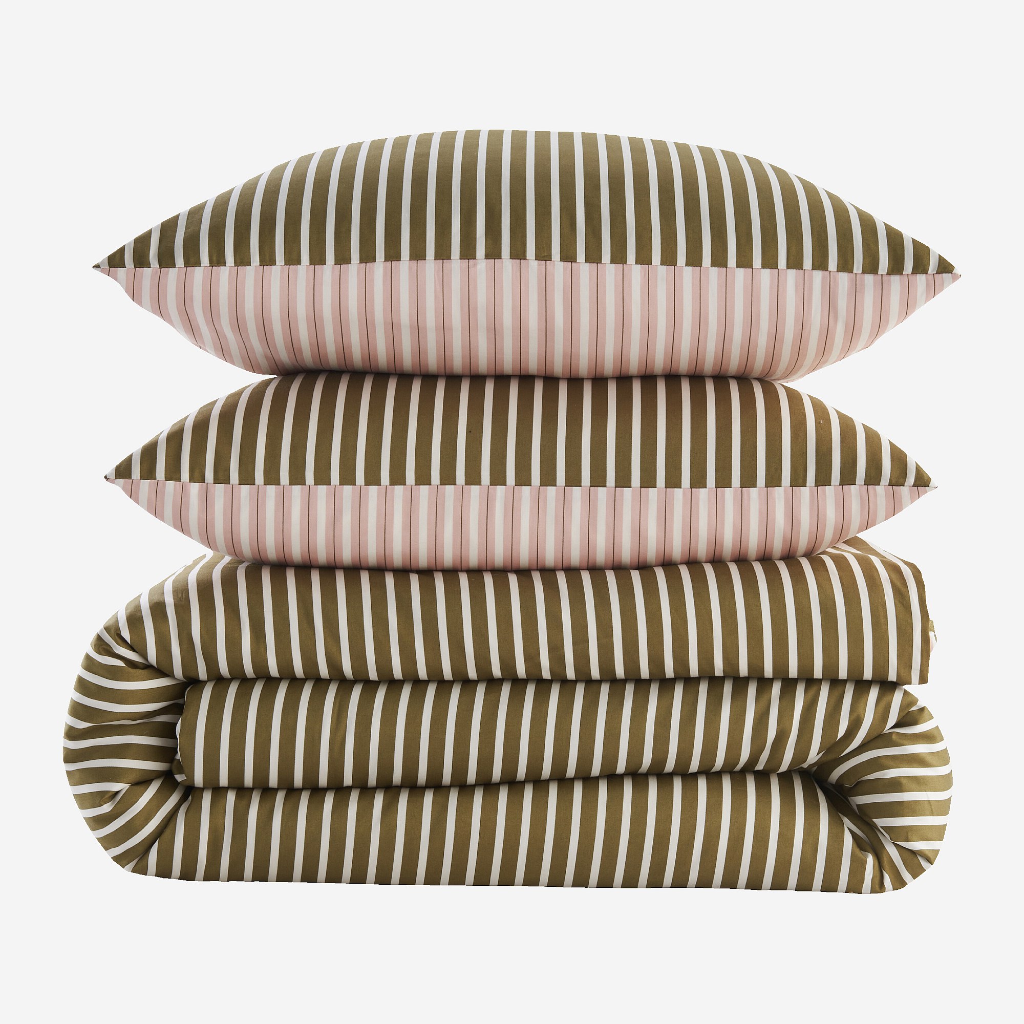 Parure de lit coton, satin BAUDOUIN, HABITAT