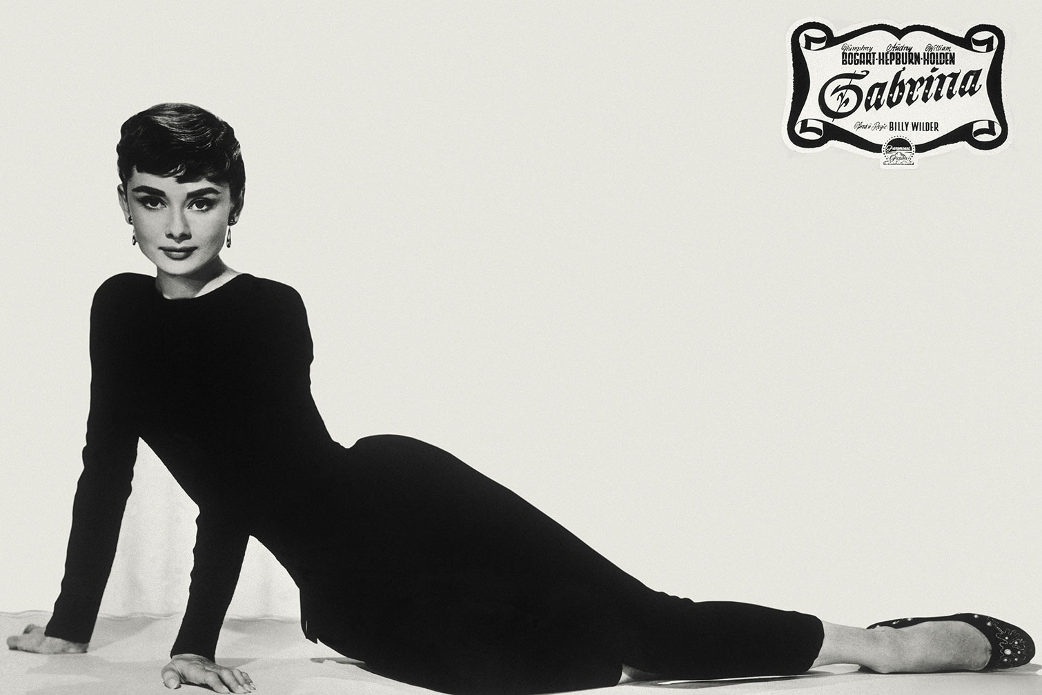 Tableau noir et blanc Photo de cinéma - Audrey Hepburn, HEXOA