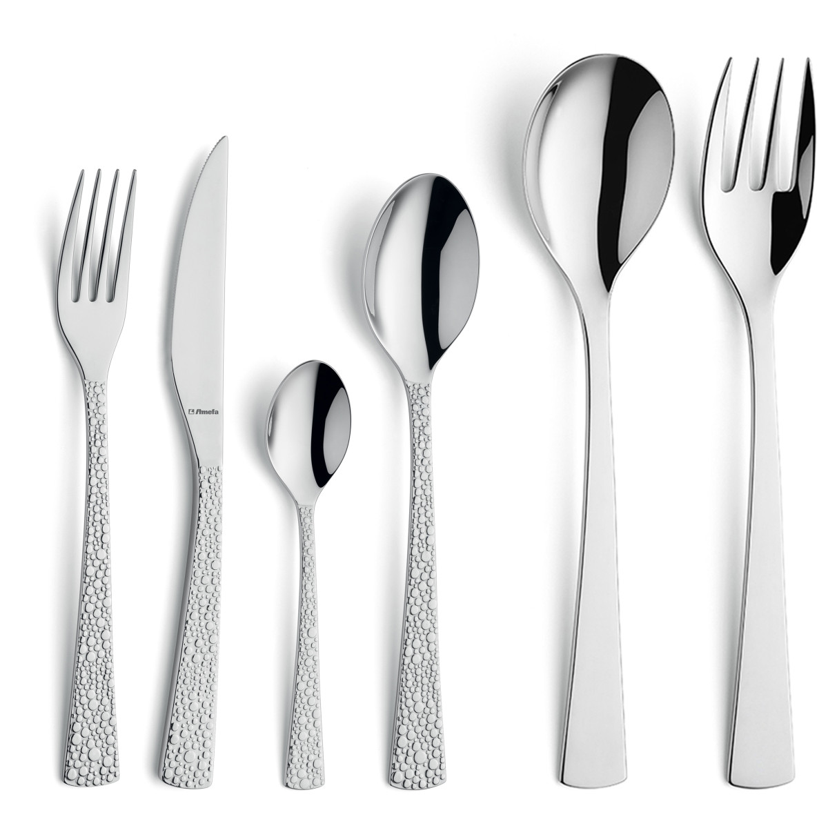 Ménagère 50 pièces avec service salade - LIVIA, AMEFA