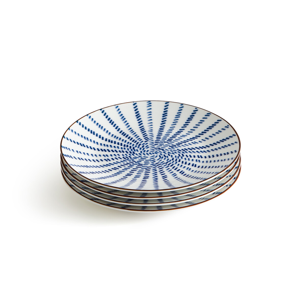 CHOOLD Lot De 4 Assiettes élégantes En Céramique En Forme