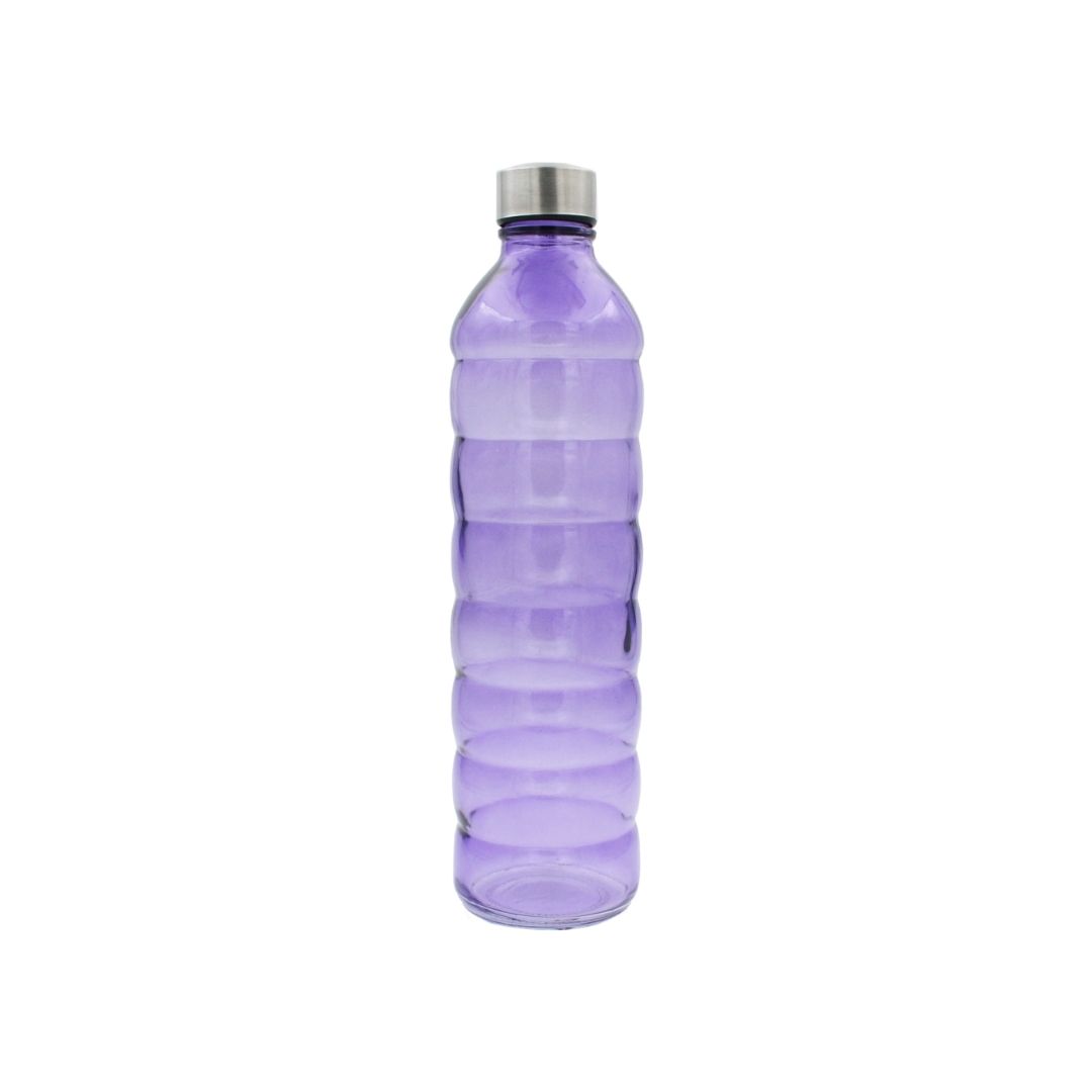 Bouteille violette en verre coloré, GLOUPOP, ARTIME