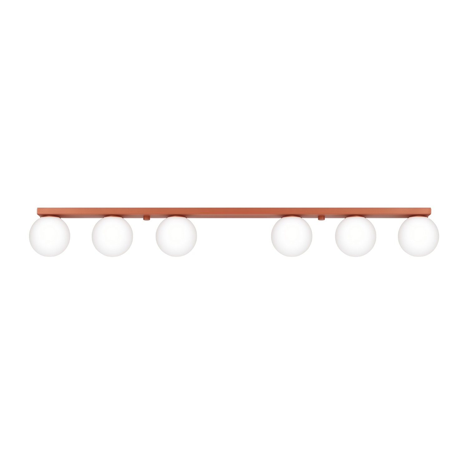 Plafonnier Acier Ocre Rouge G9 6 Yoli, EDEN