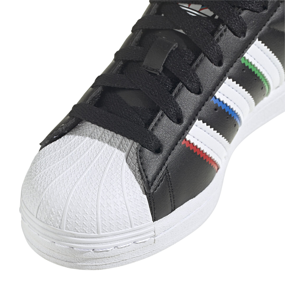 Adidas Basket \u00e0 lacet noir-blanc style athl\u00e9tique Chaussures Baskets Baskets à lacets 