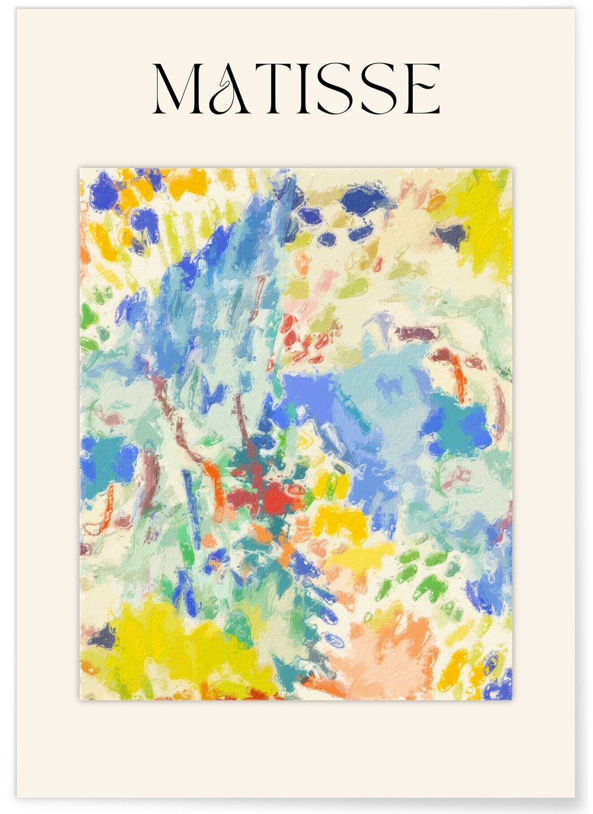 Affiche Matisse - Composition Abstraite, L'AFFICHERIE