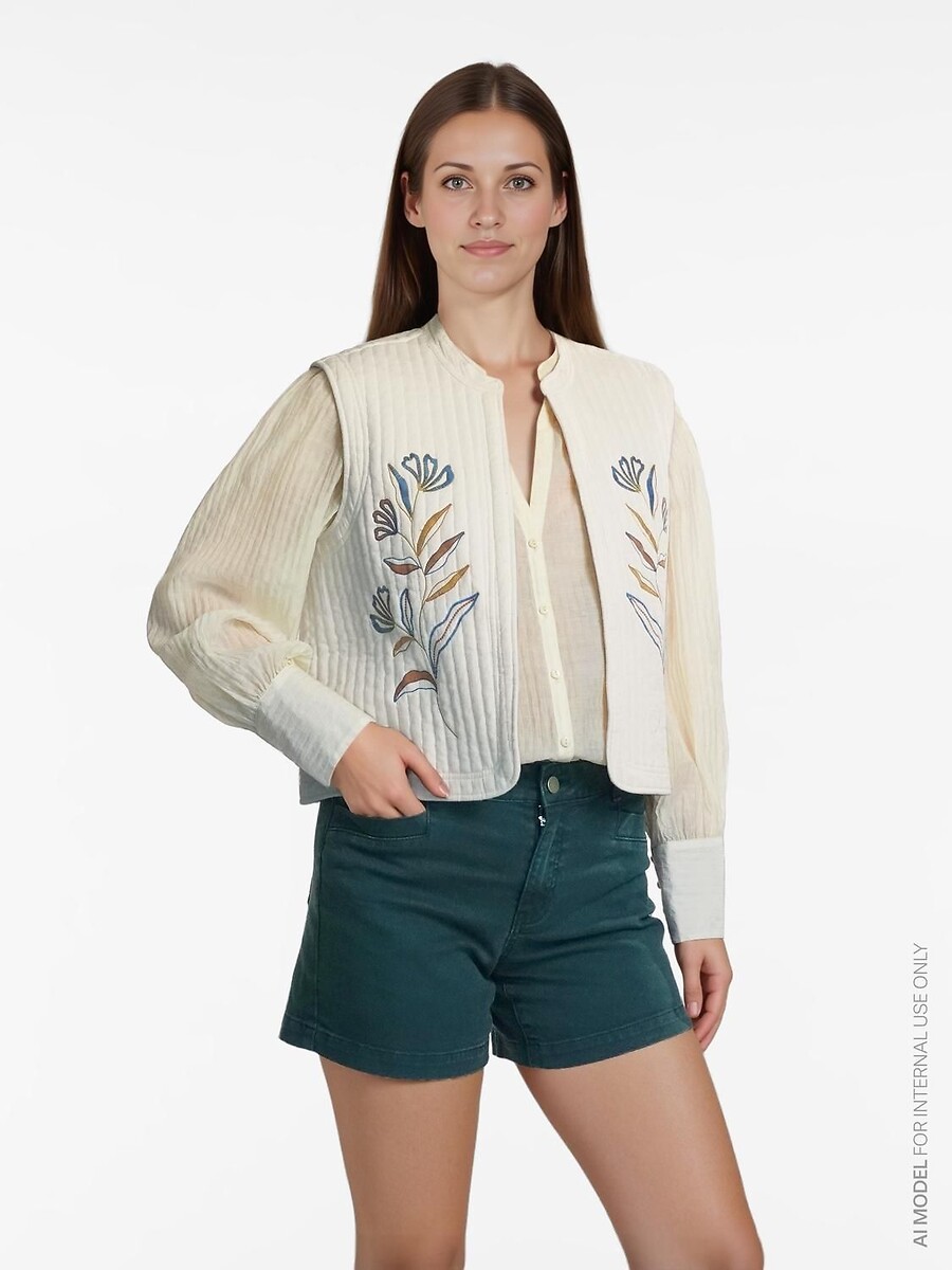 Veste sans manches avec motif, VILA