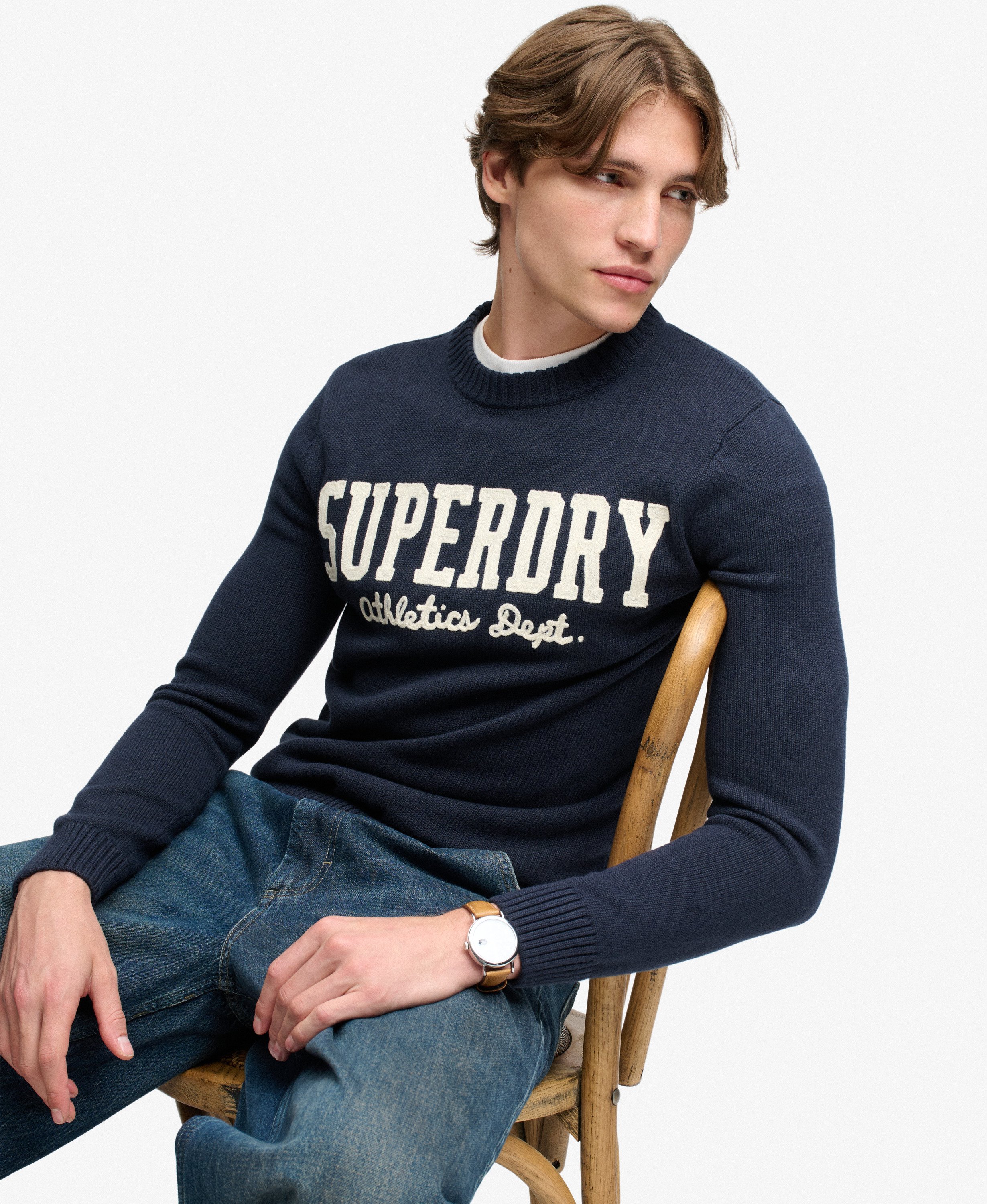 Pull à Appliqué Graphique, SUPERDRY