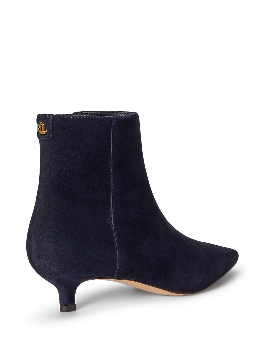 Lauren Ralph Lauren Botines de punta con tacón kitten, de ante, FRANCESCA — foto 3