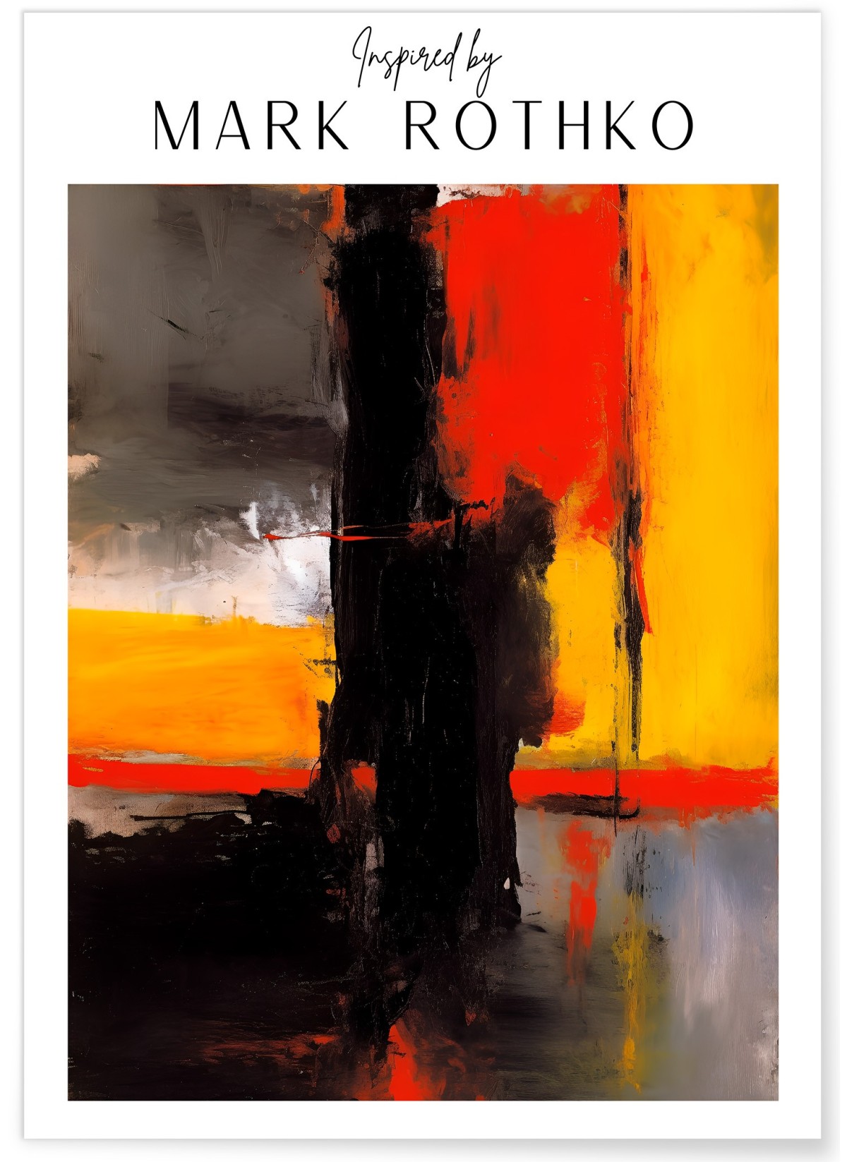 Affiche Mark Rothko n°20, L'AFFICHERIE